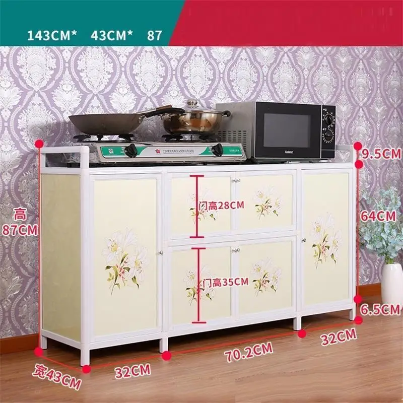 Китайский сервант консоль мебель Bestek Lade торцевые столы Sidebord Mueble Cocina шкаф алюминиевый сплав Meuble буфет шкаф - Цвет: Number 7