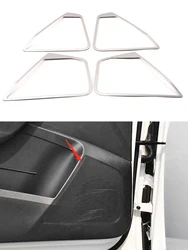 Klaxon de porte de voiture pour Skoda Karoq, cadre de décoration, couvercle de garniture, accessoires d'intérieur chromés, 2018 2019 2020 