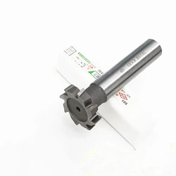 T Slot Milling Cutter for Metal HSS Woodruff Key Seat Router Bit Mill, Thickness 2-10mm Diameter 10-40mm