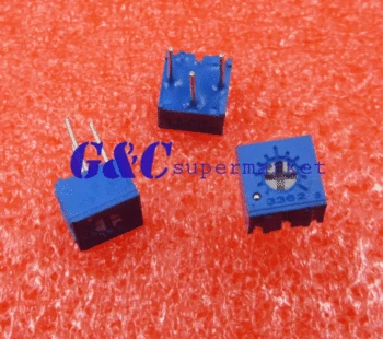 

50Pcs 3362P-502 3362 P 5K ohm High Precision Variable Resistor Potentiometer diy electronics