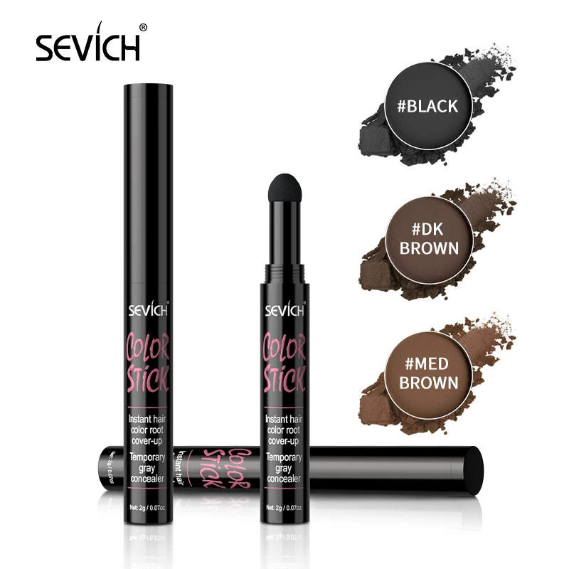 Sevich 3 Colors Hair Root Shadow Powder Pen Waterproof Hair Shadow Trimming Hairline Edge Control  Hair Root cover-up stick