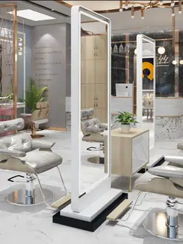 

Customized net red simple landing barber shop single-sided double-sided hair cutting mirror full body mirror