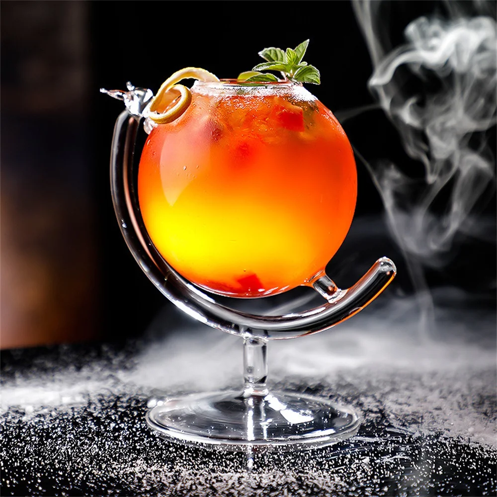 Description Picture 3 of item330ML Internet Celebrity Popular Cocktail Cup Bar Party DIY Mix Wine Glass Special Restaurant Food Drinks Glassware Container