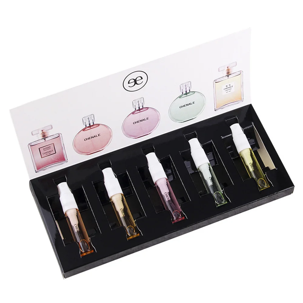 MayCreate 1Set 5Pcs Women Perfumed Atomizer Glass Bottle Lady Long Lasting Flower Fragrance Spray Scent Parfume 1 MayCreate 1Set 5Pcs Women Perfumed Atomizer Glass Bottle Lady Long Lasting Flower Fragrance Spray Scent Parfume 3