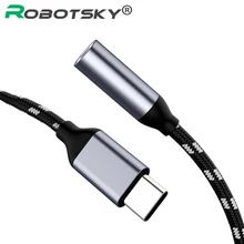 Type-c à 3.5mm Jack adaptateur pour écouteurs usb 3.1 Type C USB-C mâle à femelle 3.5 AUX câble audio pour Huawei P20 Mate10 Xiaomi Mi6