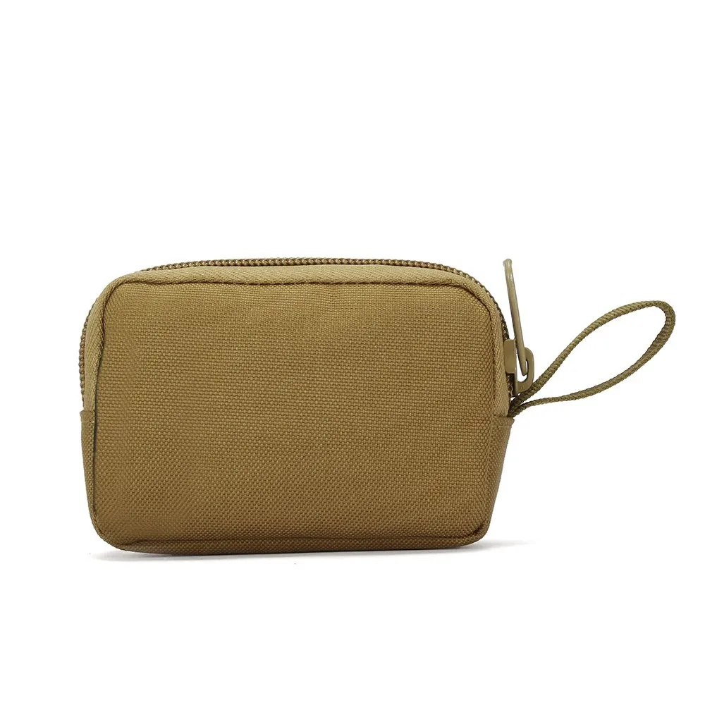 Tactical Mini Wallet Card Bag Small Pocket Key Pouch Money Bag Men Waterproof Portable EDC Pouch Hunting Outdoor Waist Bag Nylon