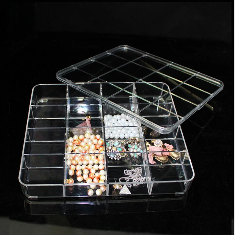 Высококачественный акриловый прозрачный контейнер для хранения пластиковая