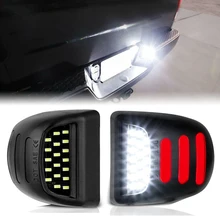 2 шт. светодиодный номерной знак свет лампы в сборе для Chevrolet Avalanche Tahoe GMC Sierra Yukon Автомобильный номерной знак свет 12 В