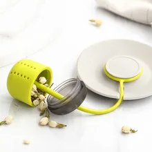 Креативный ленивый чайник, многоразовый силиконовый ситечко для чая, подходит для чайной чашки, полый силиконовый Чайный фильтр, для изготовления чайных инструментов, качество и 16