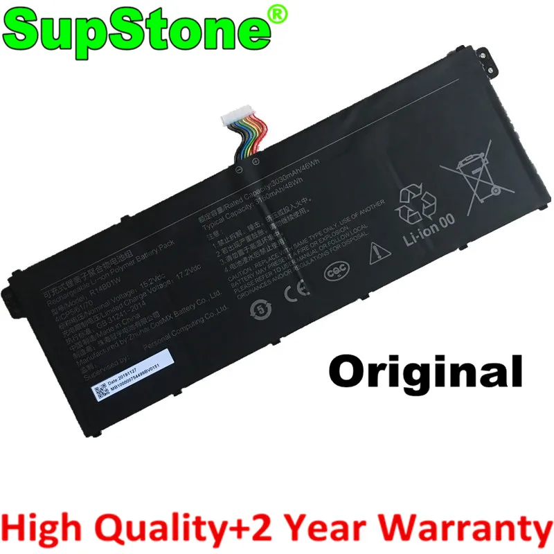 

SupStone R14B01W Laptop Battery For Xiaomi Redmibook 14 16 Inch XMA1901-AA/AG/DG/BB/YN/DJ XMA2002 Ryzen 4500U 4ICP5/6/70 R14BO1W