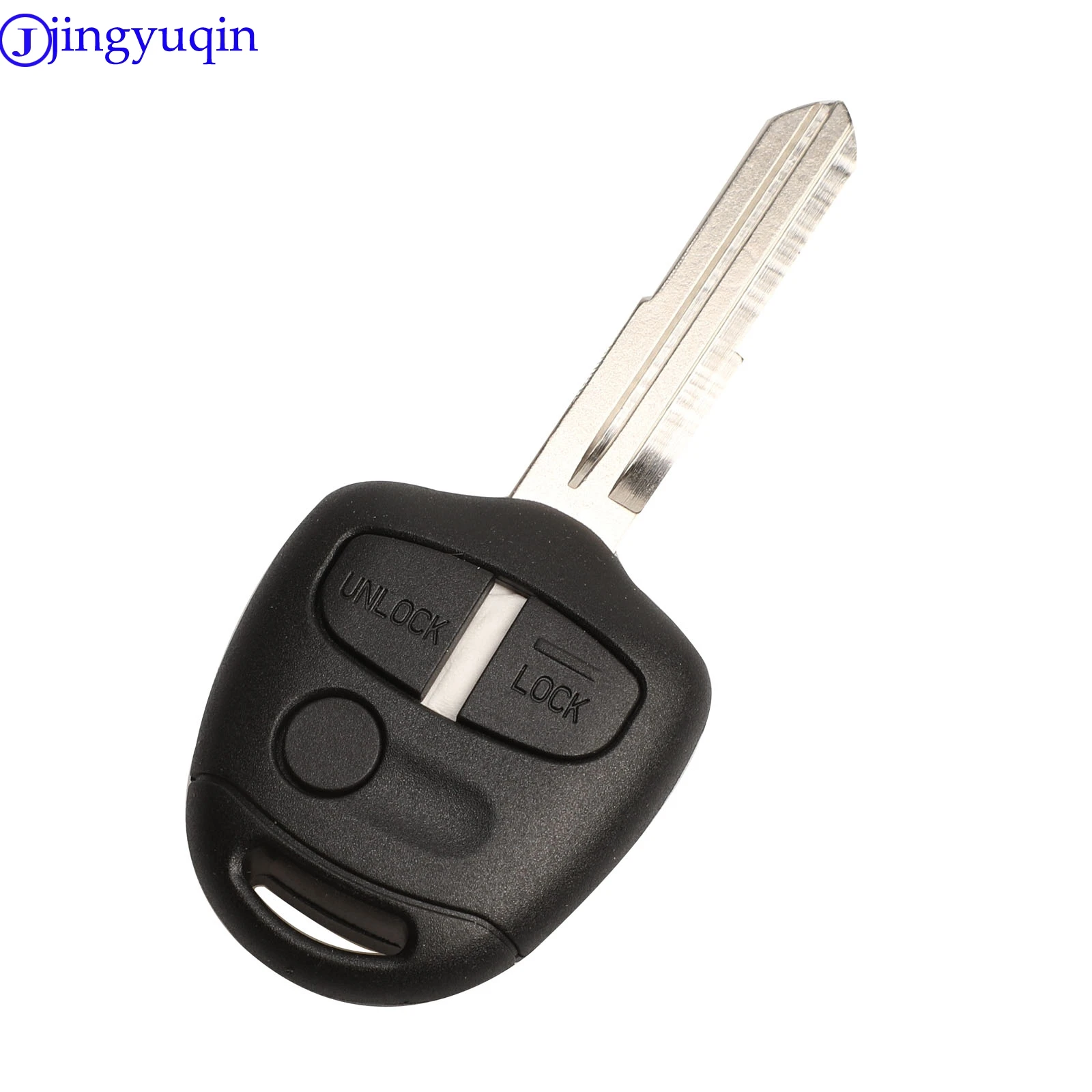 JINGYUQIN 10PS 2/3 BUTTONS REMOTE CAR KEY SHELL CASE FOR MITSUBISHI PAJERO SPORT OUTLANDER GRANDIS ASX MIT11/MIT8 BLADE