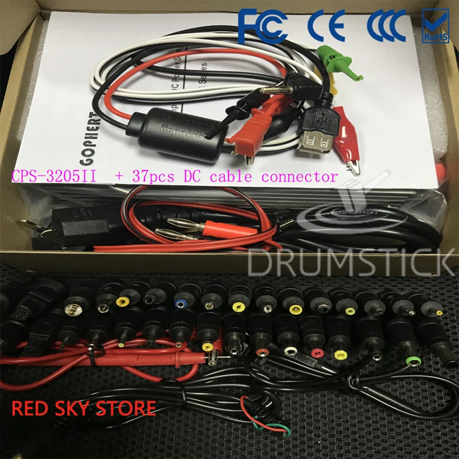 

Ship from USA CPS-3205 0-30V-32V Adjustable DC Switching Power Supply 5A 160W SMPS Switchable AC 110V (95V-132V) /220V