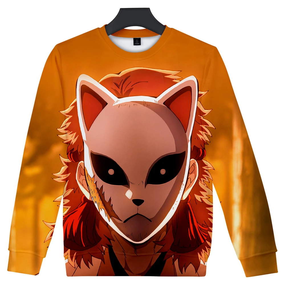 As shown 15 Demon Slayer, 3D, Hatless, Толстовка для мужчин/женщин, хип-хоп, Kimetsu no Yaiba, толстовка, 3D, монолитная, толстовка, рубашка, Осень-зима - Цвет: As shown 15