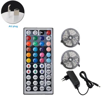 

10M RGB LED Strip With Infrared Remote Control Colorful Self Adhesive Indoor Outdoor Flexible Living Room Home Decor 12V 44-key