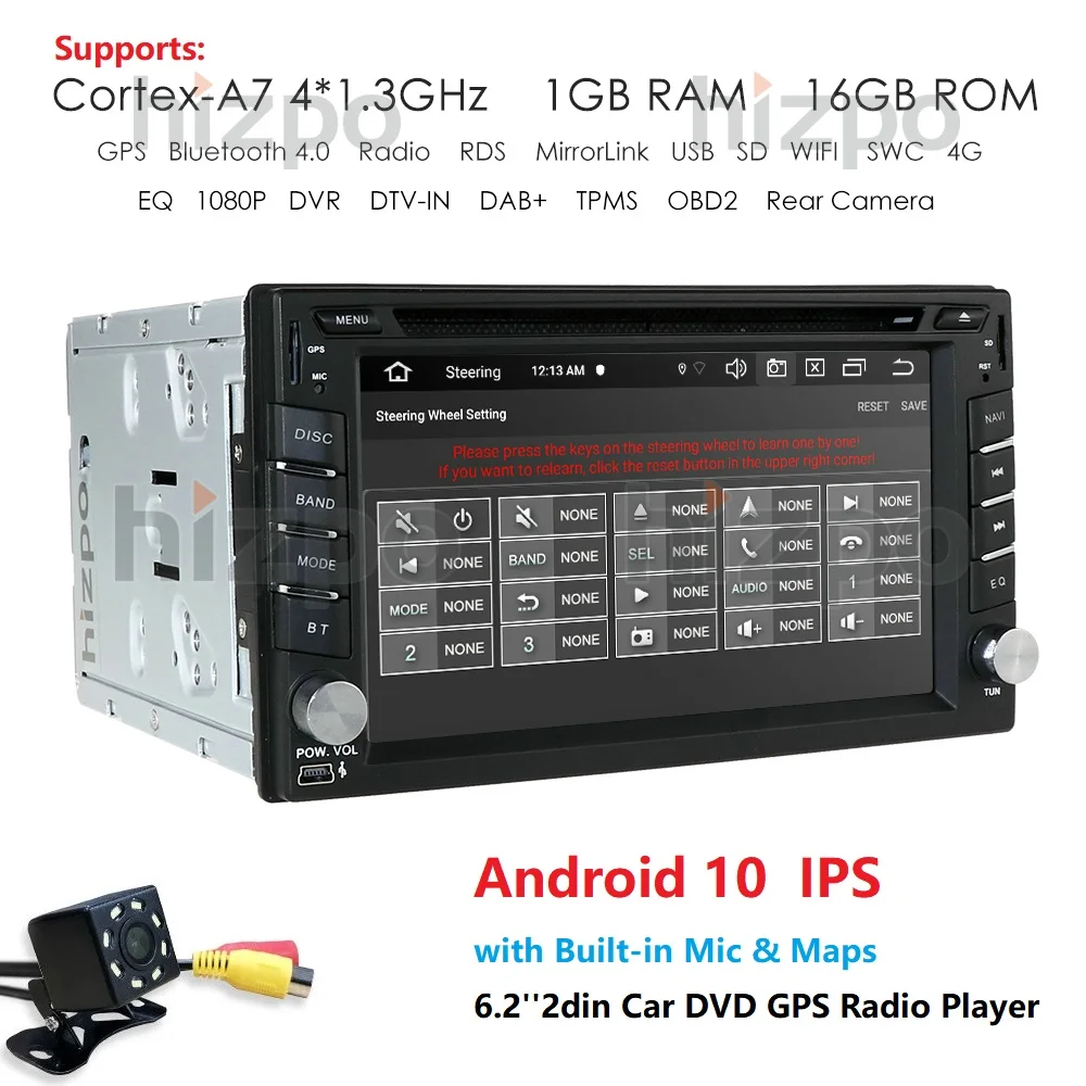 6.2" 2Din Android 10.0 Car Multimedia Player For Nissan Hyundai Kia GPS Navigation Radio Stereo Video autoradio mirror link obd2
6.2" 2Din Android 10.0 Car Multimedia Player For Nissan Hyundai Kia GPS Navigation Radio Stereo Video autoradio mirror link obd2