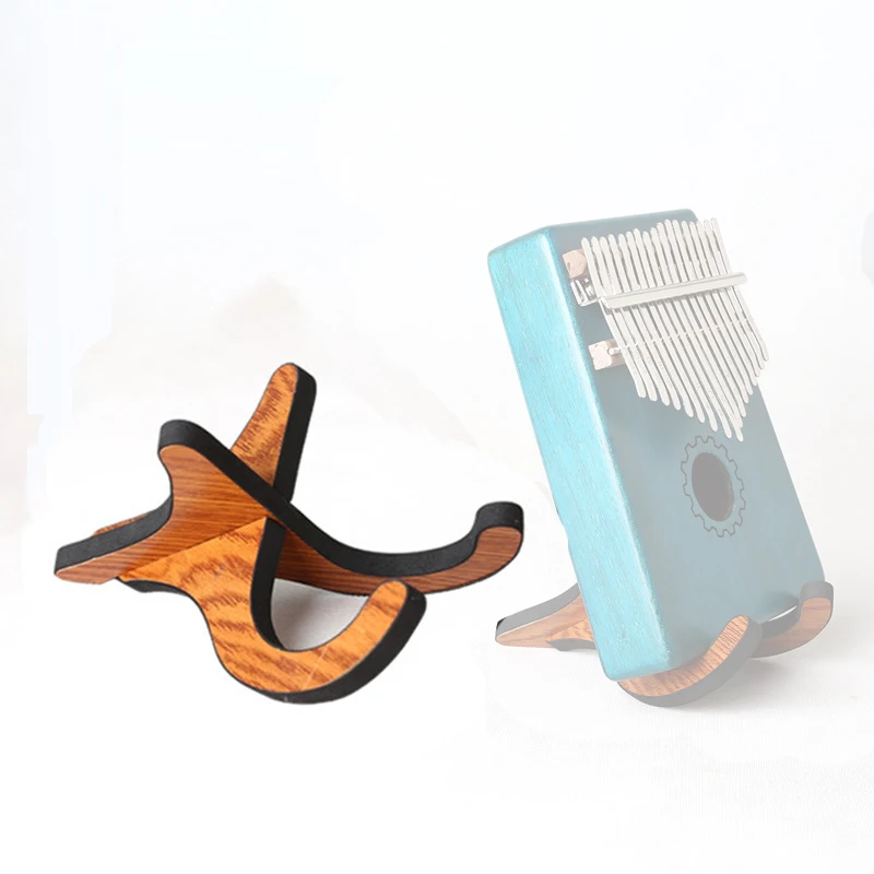 

Portable Wooden Thumb Piano Foldable Stand Holder Kalimba Bracket for 10-key 15key 17-key 21key Kalimbas Thumb Pianos