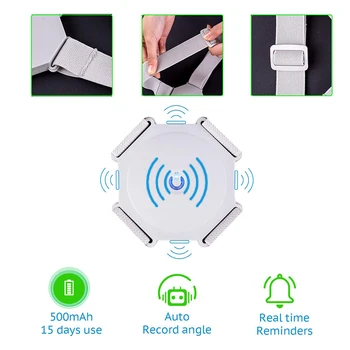 

Shoulder Lumbar Posture Corrector Backrest Gauge Induction Spine Upper Back Brace Belt for Correction Posture Ornament