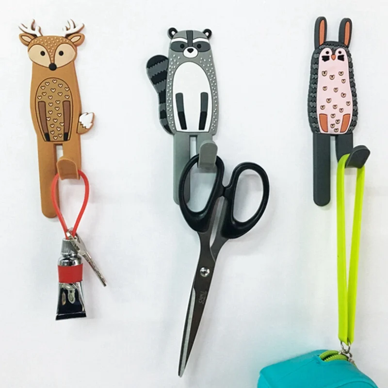 

Animal Fridge Magnets Fridge Sticker Multifunction Refridgerator Sticker Creative Magnet Hooks