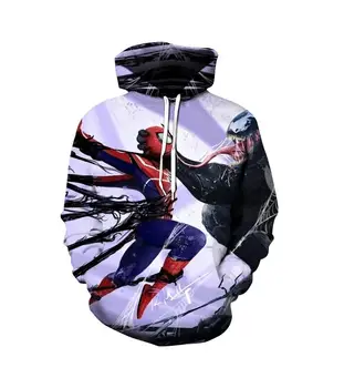 

New fashion leisure trend hip hop fun 3D printing Spider Man Fun Summer fashion street style hot sale Series