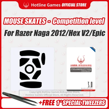 

Hotline Games 3.0 Competition Level Mouse Skates Mouse Feet Pad for Razer Naga Epic Mouse 0.28mm/0.6mm Thickness