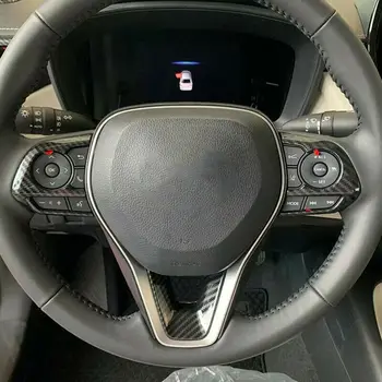 

ABS Steering Wheel Trim For Toyota Corolla 2019 2020 Kits Black Practical New