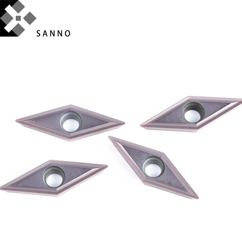 Free shipping! High quality turning blade VCMT160404 VP15TF  VCMT160408 VP15TF  VCMT160404 US735 cnc carbide turning inserts (4)