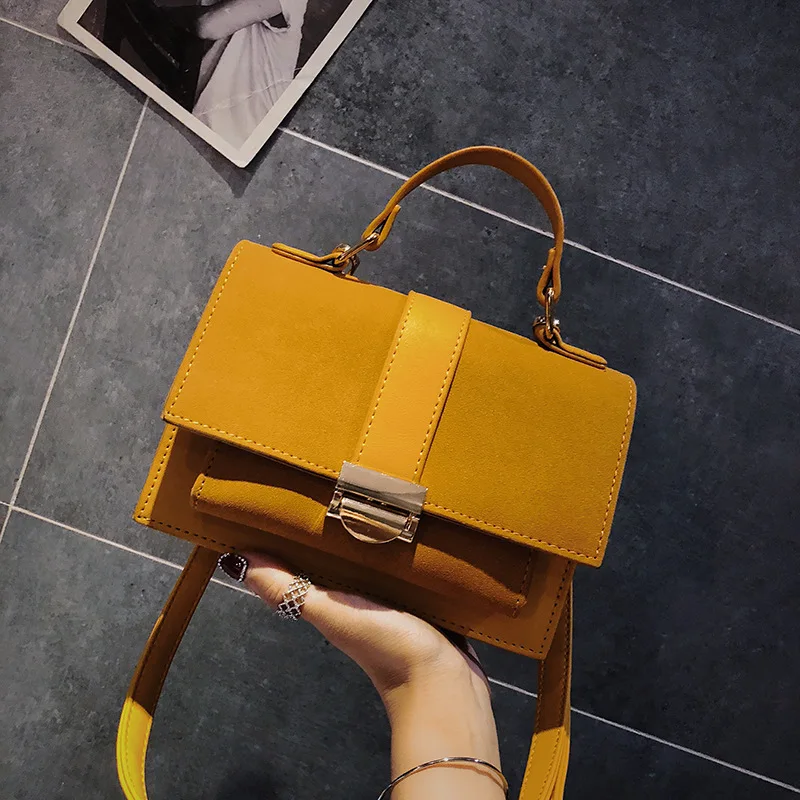 

CHIC Dull Polish Small Bag Women's 2019 New Style WOMEN'S Bag Fashion Handbag Shoulder Bag Fashion Korean-style Versatile Should