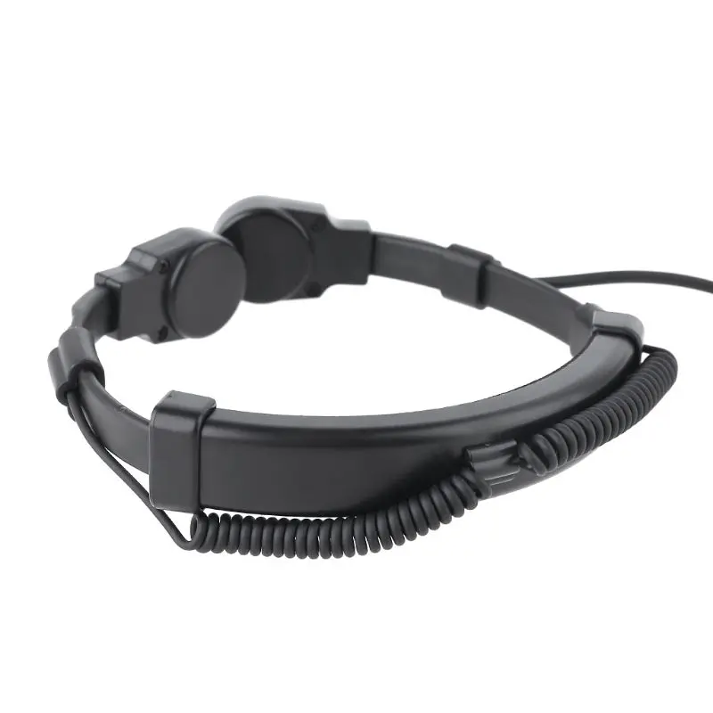 Telescopic Throat Vibration Mic Earpiece Headset for Baofeng UV 9R Plus Radio 2