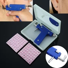 

High-quality Painless Body Piercing Tool Ear Navel Nose Tongue Safe Piercing Tool Piercing 49 Pairs of Earrings Ear Plugs