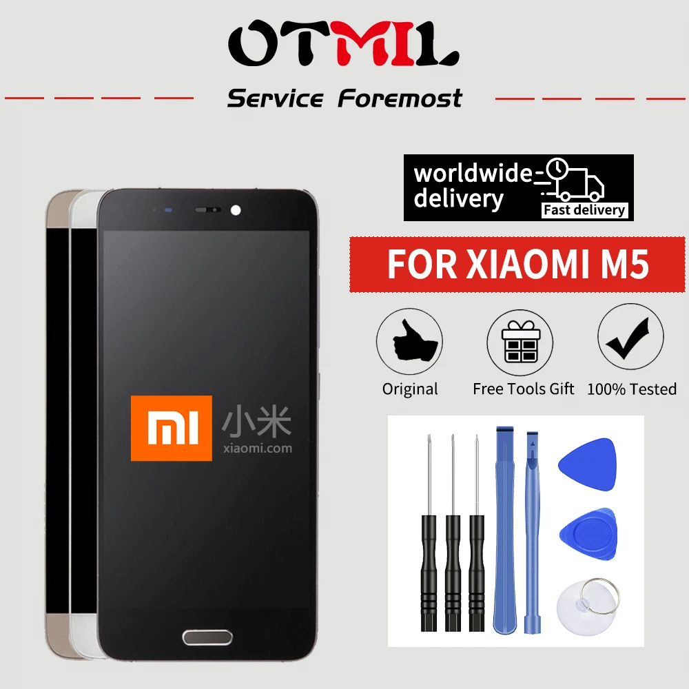 

Original Display 5.15"For XIAOMI MI 5 LCD Touch Screen Digitizer Assembly For XIAOMI MI5 Display Mi5 Mi 5 LCD #1