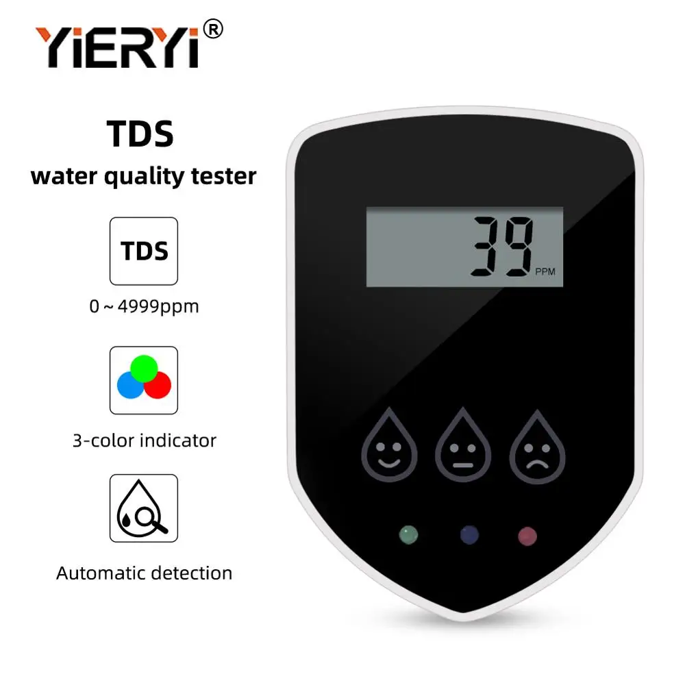 

yieryi Intelligent water shield TDS water quality test real-time measurement of water quality test drinking water hardness test