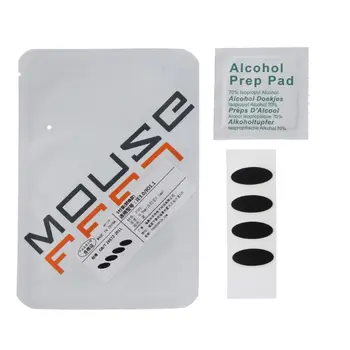 

1 Set 0.6mm Curve Edge Mouse Feet Mouse Skates For microsoft IE3.0 IO1.1 Mouse