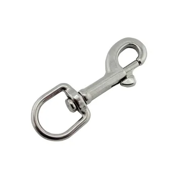 

360 Degrees Swivel Eye Bolt Snap Hooks dog leash metal snap hook, stainless steel carabiner