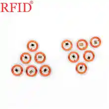 ID 125 кГц EM4100 TK4100 25 мм только для чтения прозрачный ПВХ Круговой монет карты брелоки RFID карты контроля доступа Быстрая 100