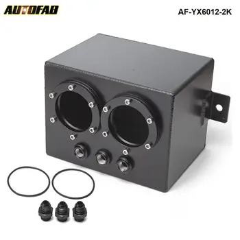 

High Q External 044 Dual Fuel Pump Anodized Billet Aluminum Fuel Surge Tank W/O Fuel Pump AF-YX6012-2K