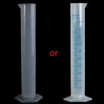 

Measuring Cylinder Laboratory Test Graduated Liquid Trial Tube Jar Tool New