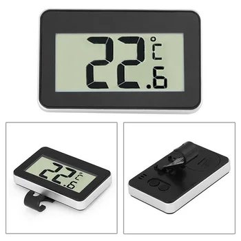 

LCD Digital Screen Precision Refrigerator Thermometer Adjustable Stand Magnet Waterproof Digital Refrigerator Freezer Room Hot