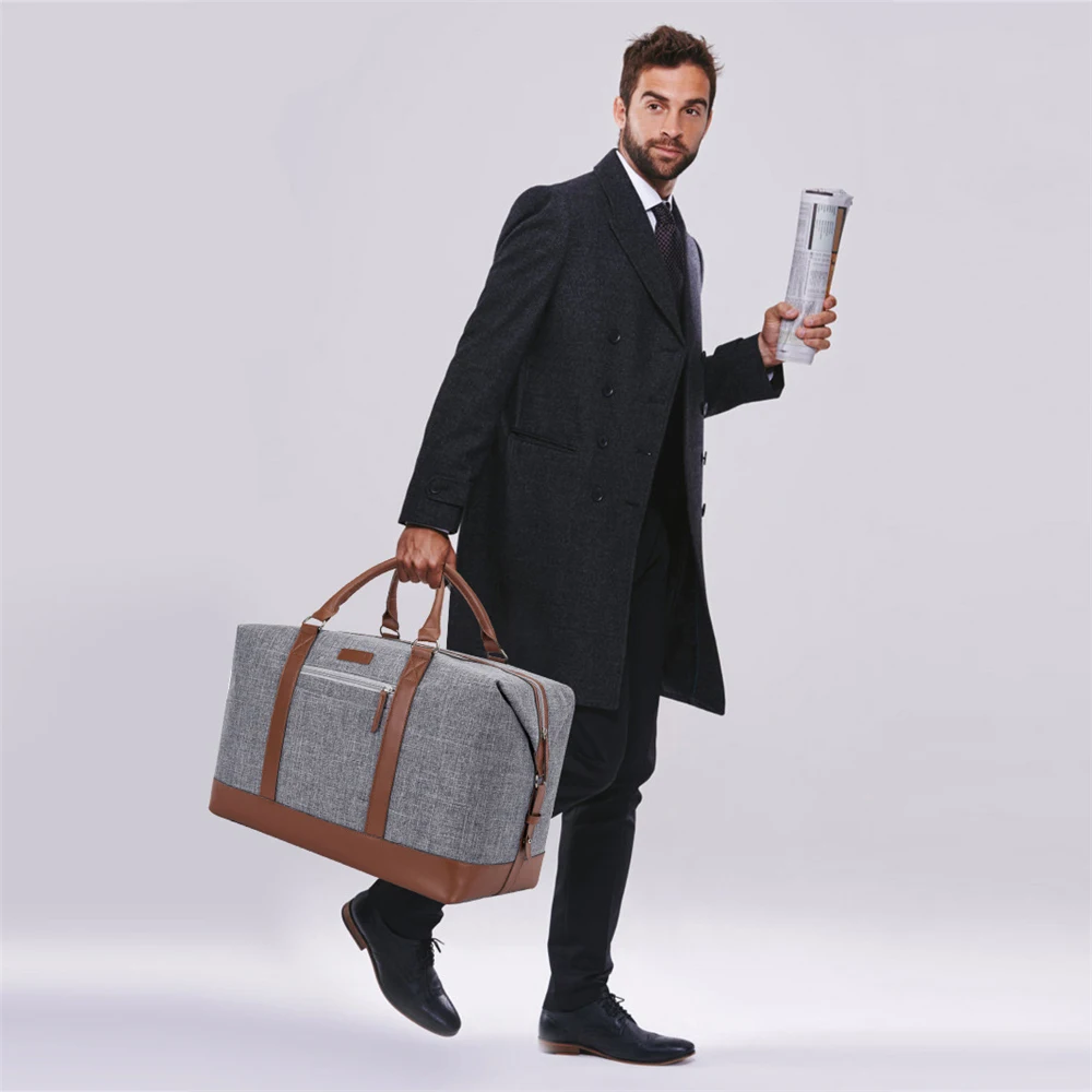 Нейлоновая деловая дорожная сумка для мужчин, Классическая портативная большая сумка на плечо с путешествием на самолете, поезде на выходные, для хранения багажа