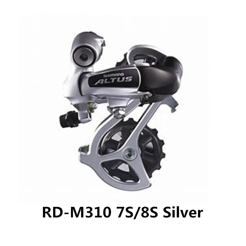 SHIMANO RD-M310 горный велосипед задний циферблат 7 скорость/8 скорость/24 Скорость задняя передача черный/серебристый