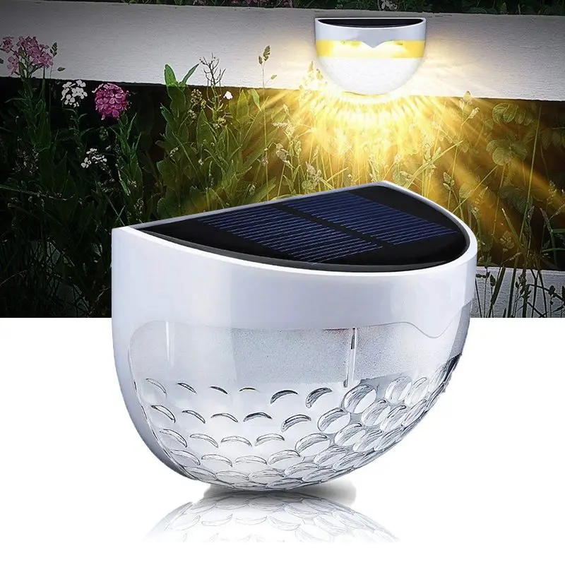 

1/2/4pcs IP65 Solar Powered Wireless Light Weatherproof Lamp with 6 LEDs Light Sensor on at Dusk Auto off at Dawn for Outdoor