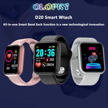 

D20 Pro Smart Watch Men Women Sports SmartWatch Waterproof Bluetooth Smart Band Blood Pressure Heart Rate Fitness Bracelet