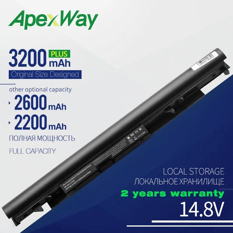 Apexway 4 Celle Hstnn-Ib7X Nuova Batteria Del Computer Portatile Jc03 Jc04 Per Hp 250 G6 2Ub94Es 255 G6 250 G6 Sp 3Dn23Es Pavilion 17Z