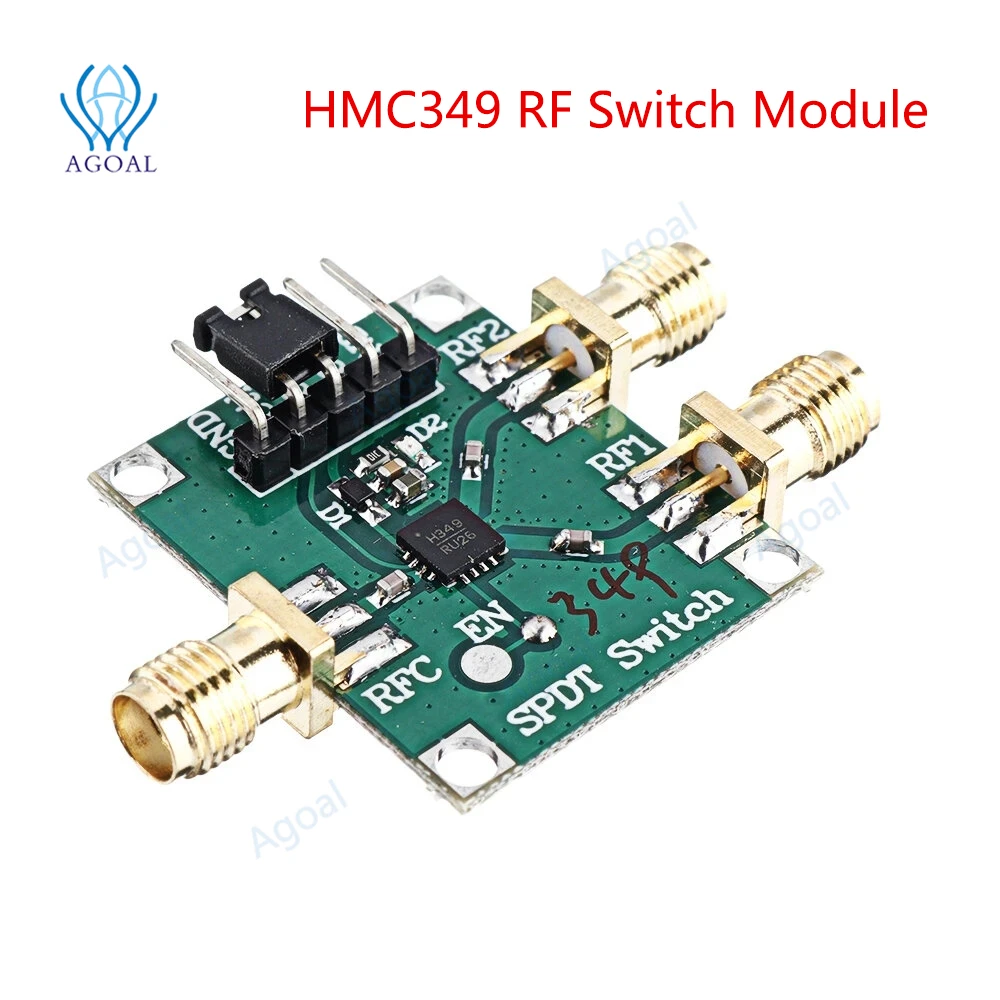 HMC349 SPDT Switch RF Switch Module Single Pole Double Throw Board 4GHZ High Isolation cbs antenna channel