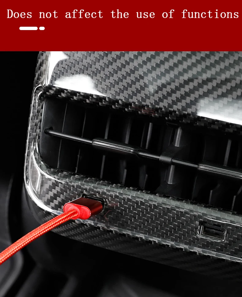 特斯拉model3后排出风口5