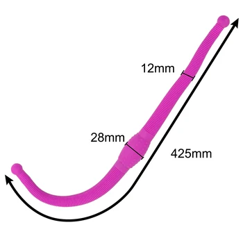 Flexible Strapon Dildo Vibrators for Women Double Head G-spot Anal Sex Toy for Couple Lesbian Sex Toys Gay Vaginal Massager 6