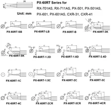 Pointe de soudage de remplacement GOOT, pour Stations de soudage