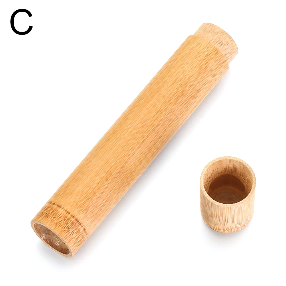 Brosse à Dents En Bambou Naturel + Support En Bambou – Écologique Et Biodégradable – Lot De 2