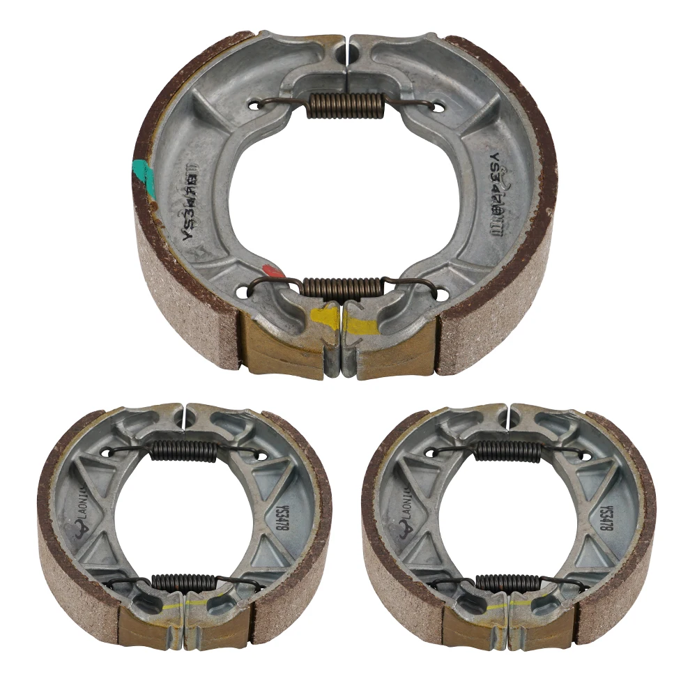3 пары носков ATV тормозные колодки спереди и сзади для Yamaha RAPTOR 80 YFM80W 2002 2003 2004 YFM80R 2005 2006 2007 2008 аксессуары