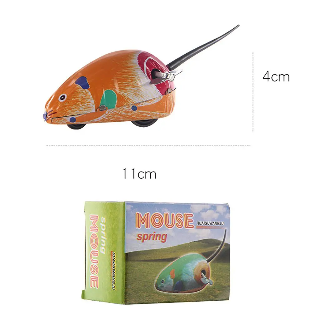 Classic Mini Clockwork Classic Toy Animal Mouse Clockwork jumping Winding Up Educational Toy Creative gift for Children Pet Toy Classic Mini Clockwork Classic Toy Animal Mouse Clockwork jumping Winding Up Educational Toy Creative gift for Children Pet Toy