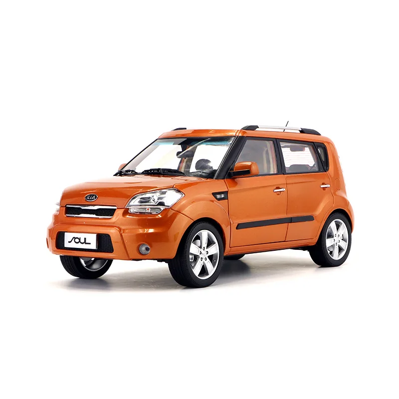 

1:18 Original Factory Car Model Orange Simulation Car Model Alloy Model